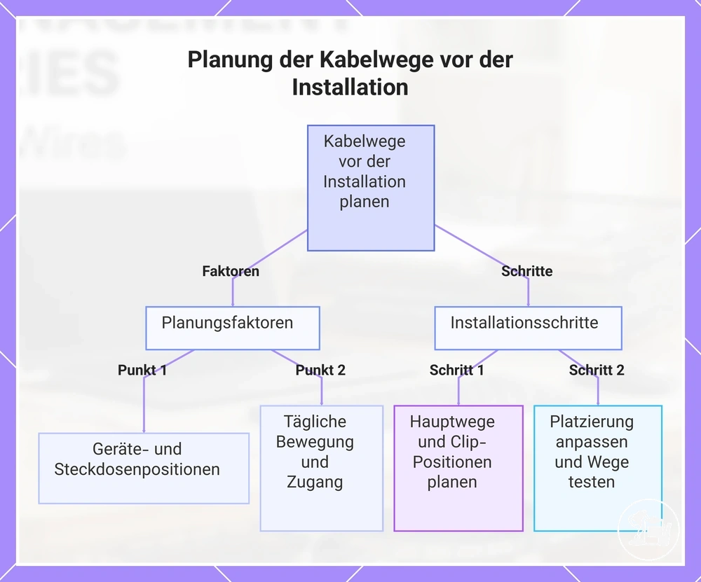 Planung der Kabelwege vor der Installation