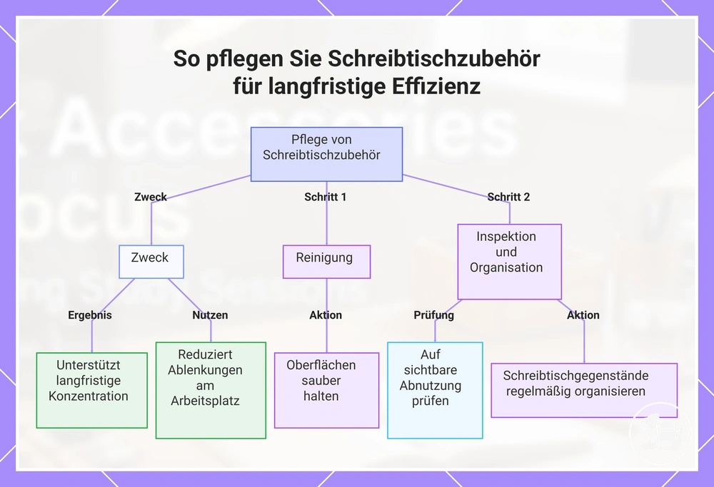 So pflegen Sie Schreibtischzubehör für langfristige Effizienz