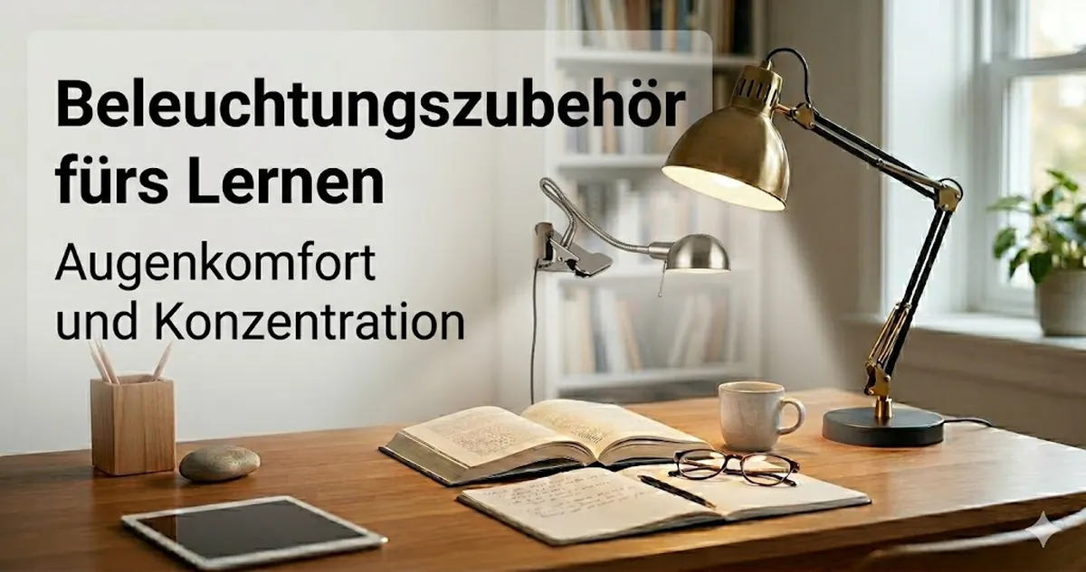 Beleuchtungszubehör für den Lernschreibtisch zum Lesen, Schreiben, für Augenkomfort und konzentriertes Arbeiten