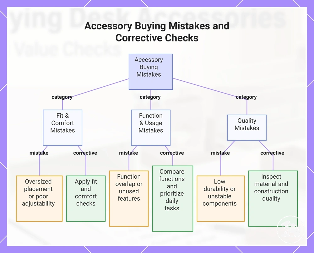 Accessory Buying Mistakes and Corrective Checks