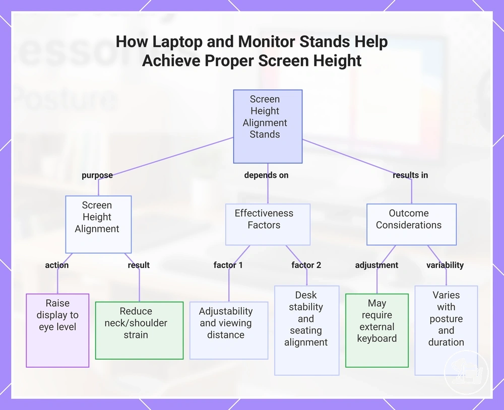 How Laptop and Monitor Stands Help Achieve Proper Screen Height