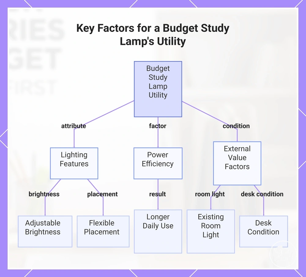 Key Factors for a Budget Study Lamp's Utility