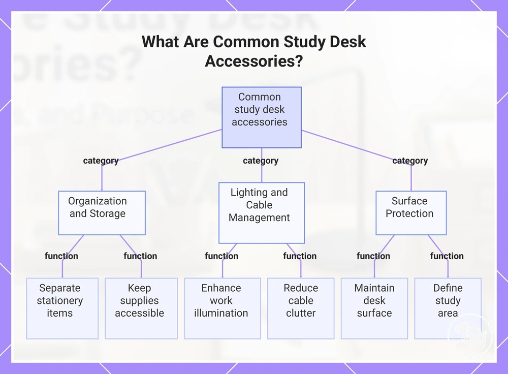 What Are Common Study Desk Accessories?