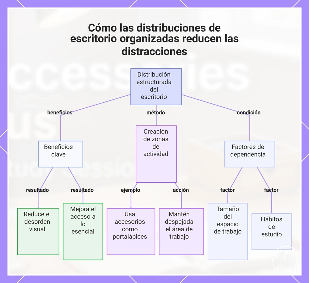 Cómo las distribuciones de escritorio organizadas reducen las distracciones