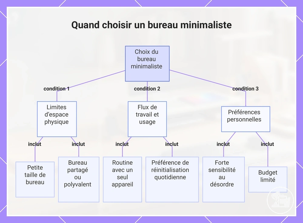 Quand choisir un bureau minimaliste