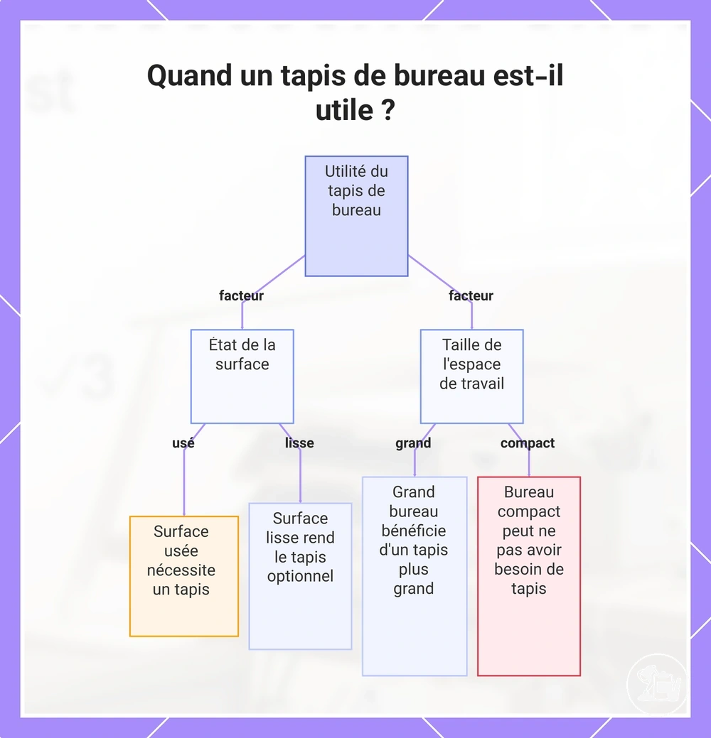 Quand un tapis de bureau est-il utile ?