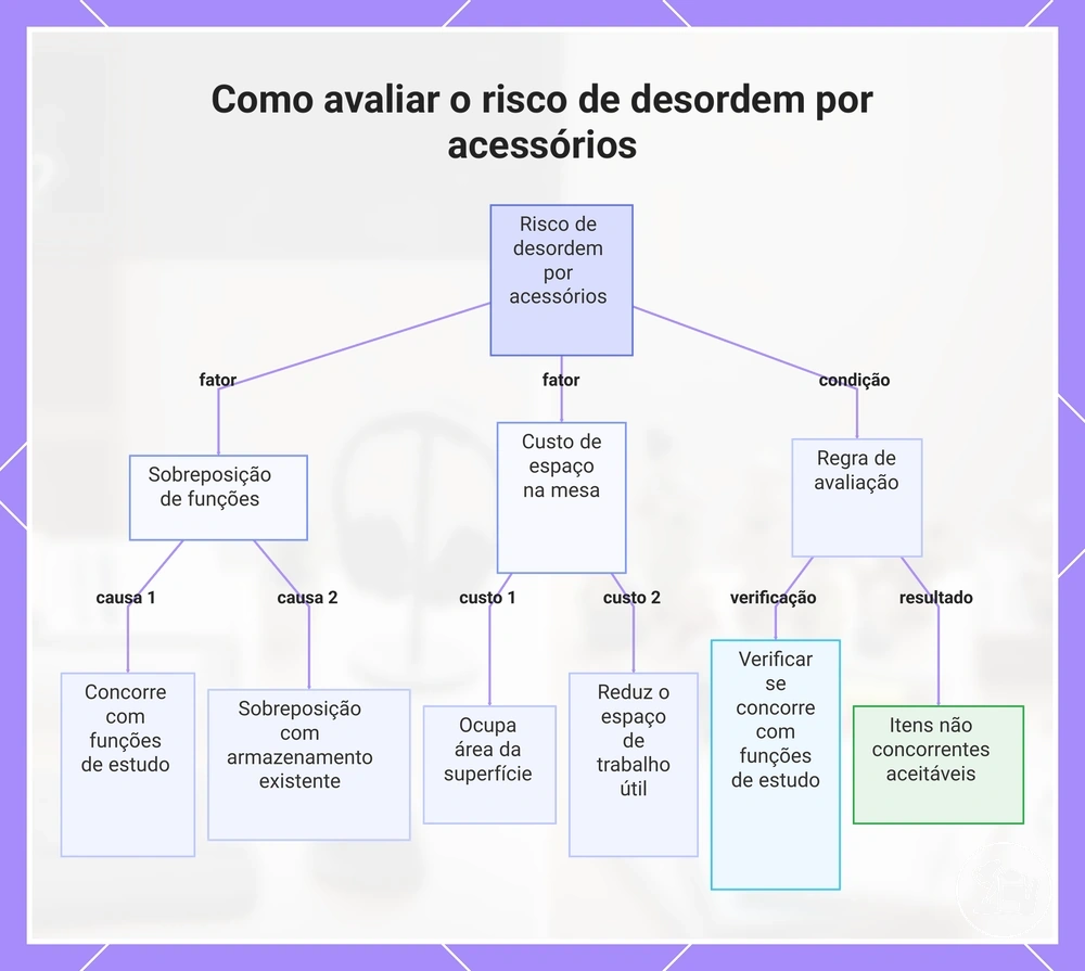 Como avaliar o risco de desordem por acessórios