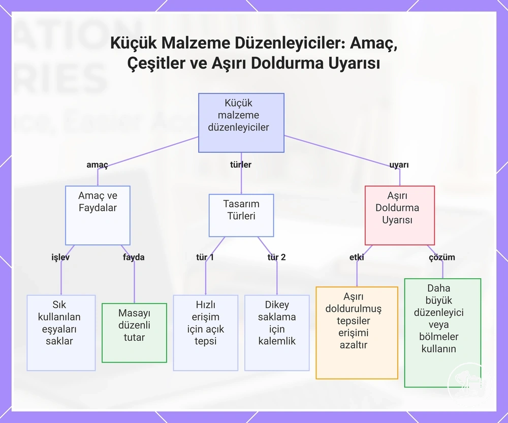 Küçük Malzeme Düzenleyiciler: Amaç, Çeşitler ve Aşırı Doldurma Uyarısı