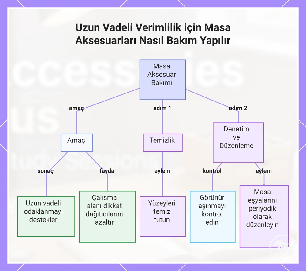 Uzun Vadeli Verimlilik için Masa Aksesuarları Nasıl Bakım Yapılır