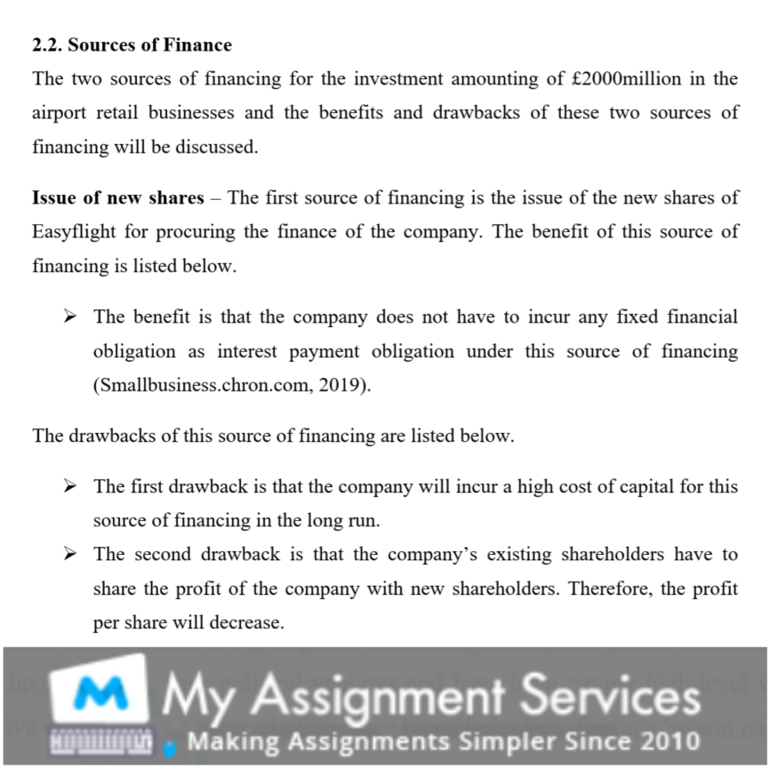 Financial Management Assignment Sample