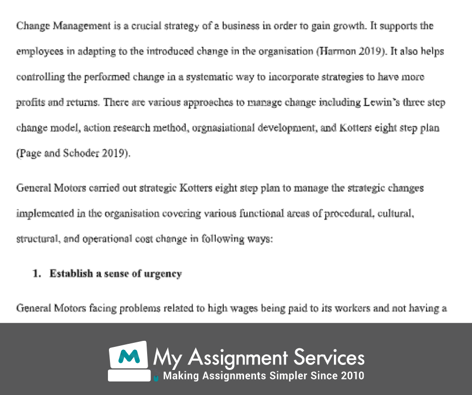 strategic management assignment services