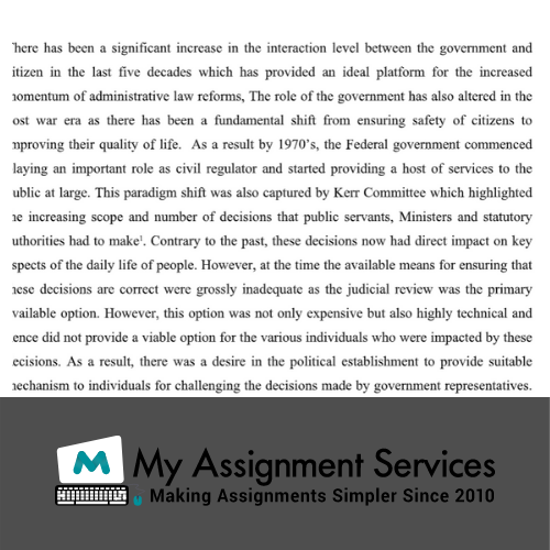 administrative law assignment writing service