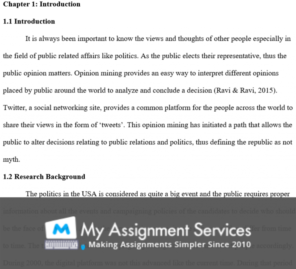 thesis assessment solution sample